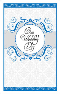 Wedding Program Cover Template 13B - Graphic 1